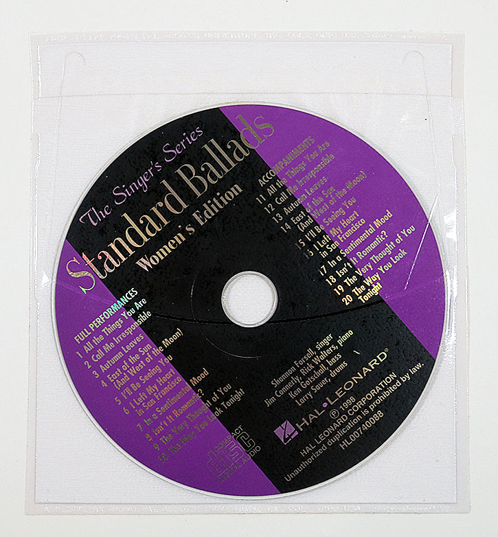 The Singer’s Series: Standard Ballads, Women’s Edition (CD included)