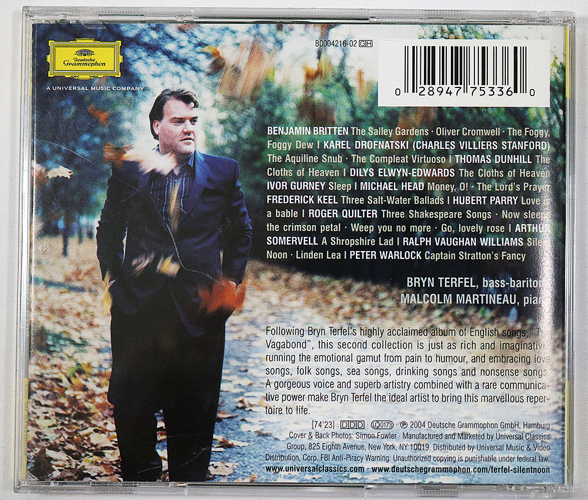Bryn Terfel: Silent Noon - English Songs (CD)