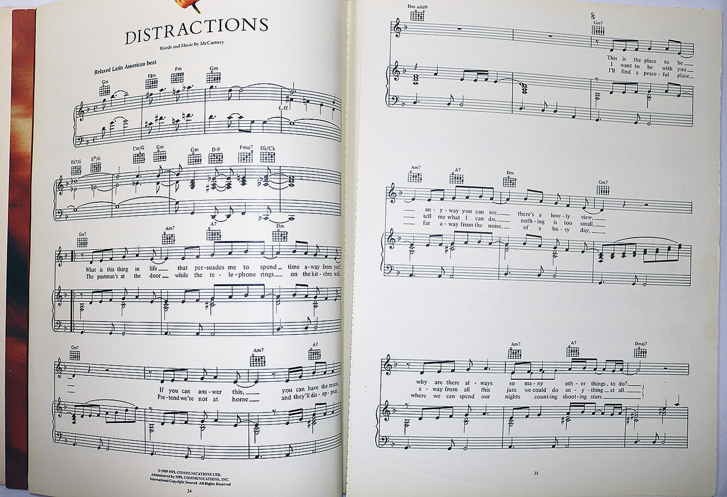 Paul McCartney: Flowers in the Dirt (songbook)