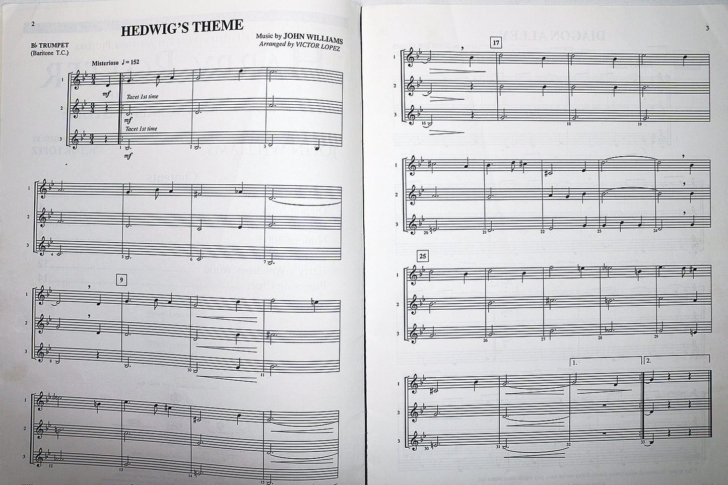 Selected Themes from the Motion Picture Harry Potter and the Sorcerer's Stone (Trumpet)