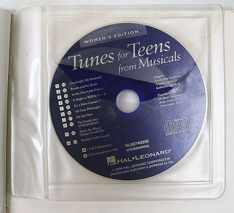 Tunes for Teens from Musicals: Women’s Edition (CD Included)