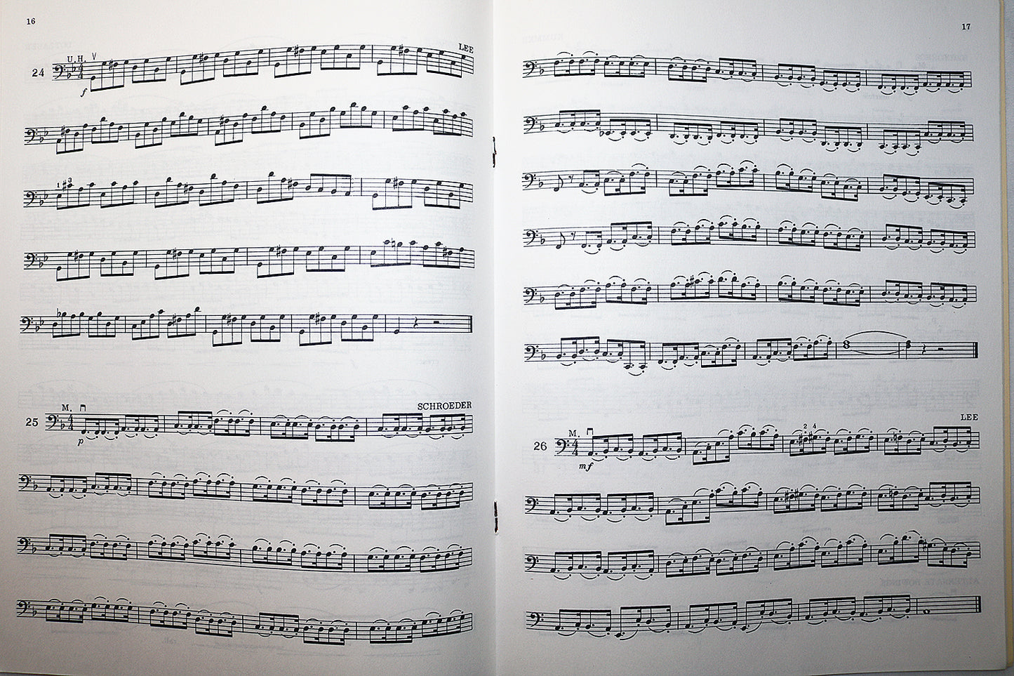 First Position Etudes for Violincello