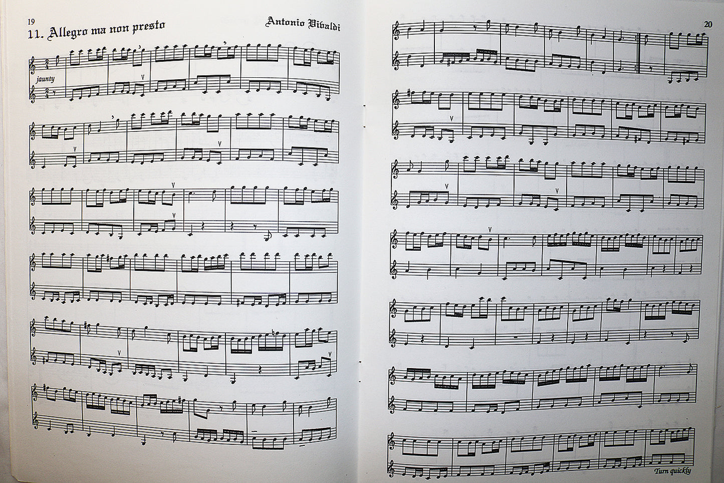The Second Baroque Book for Two Treble Instruments, Duets Book 2