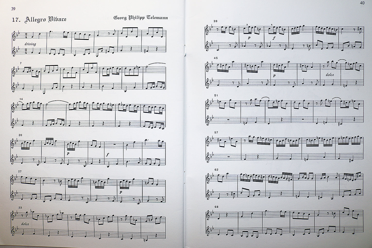 The Third Baroque Book for Two Treble Instruments, Duets Book 3