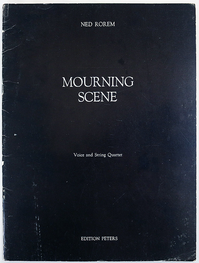 Rorem: Mourning Scene (full score and parts)