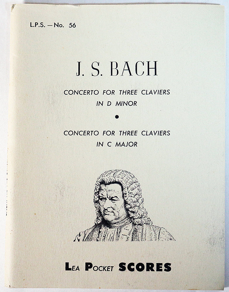 Bach: Concerto for Three Claviers in D Minor and C Major (Lea Pocket Score)