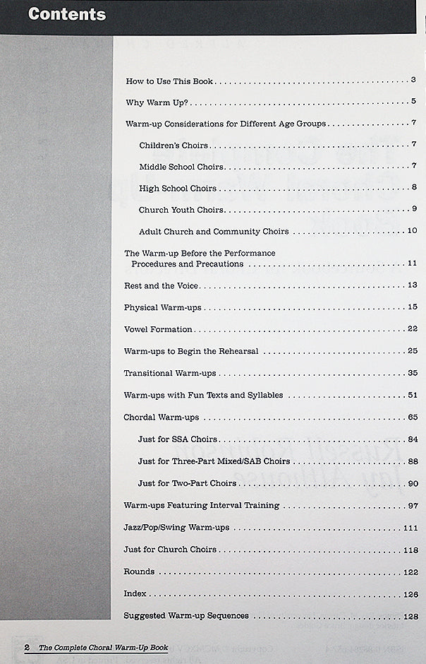 The Complete Choral Warm-Up Book