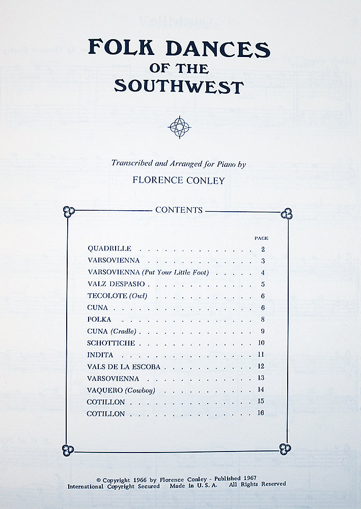 Folk Dances of the Southwest