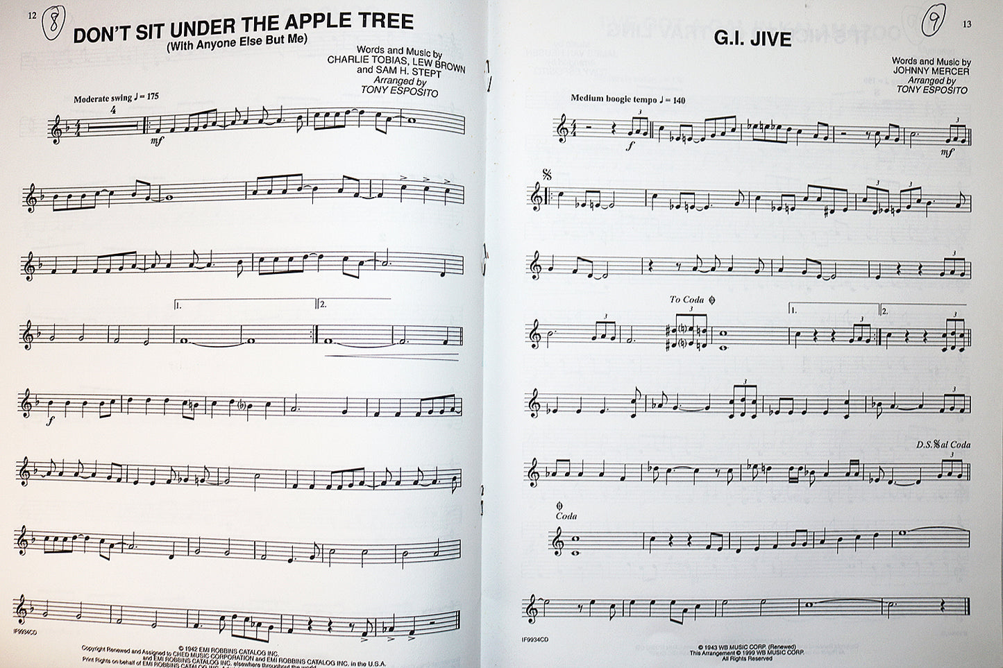 The Music of Swing Plus One - C Book (CD Included)