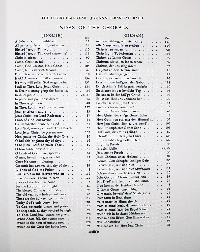 Bach: The Liturgical Year - 45 Organ Chorals
