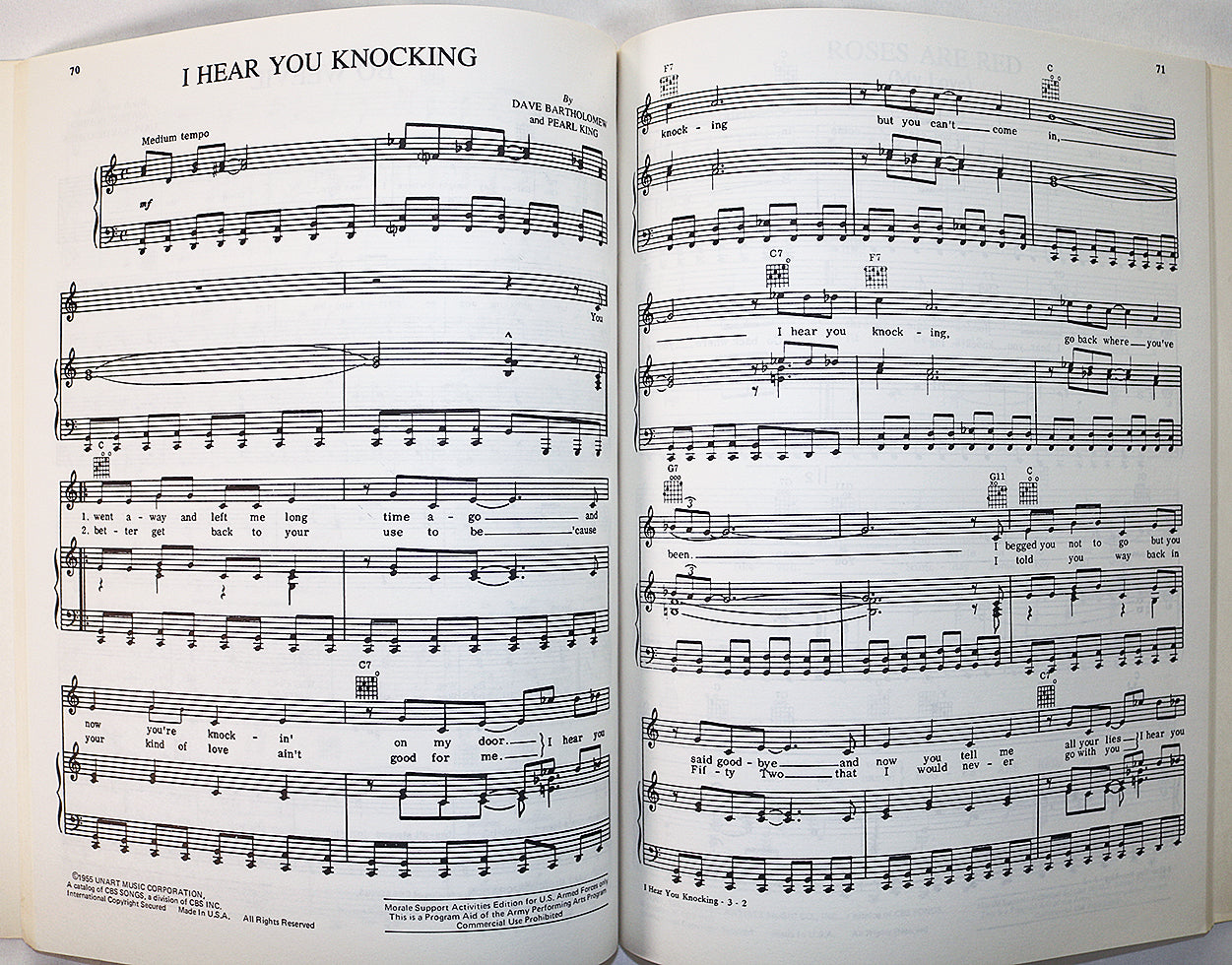 Jukebox Gold: Armed Forces Song Folio