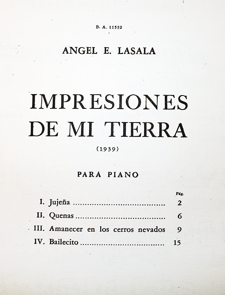 Lasala: Impresiones de mi Tierra