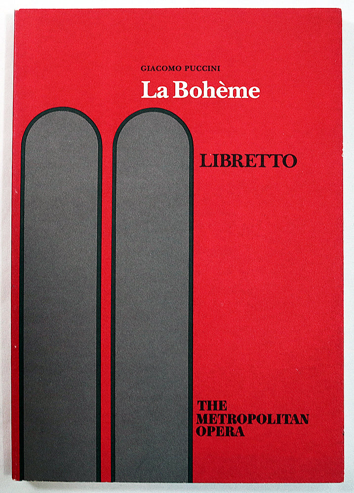 La Boheme: Libretto