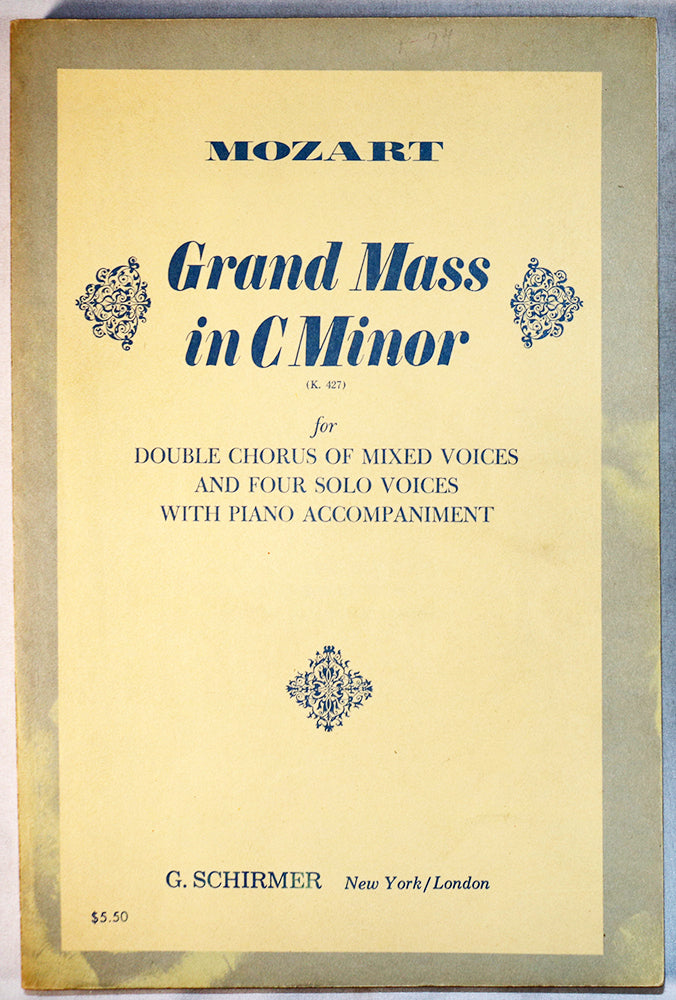 Mozart: Grand Mass in C Minor (Vocal Score)