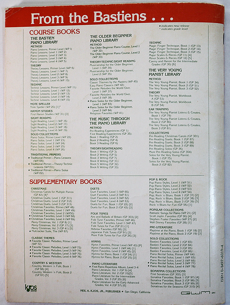 Piano Literature for the Intermediate Grades, Volume Three