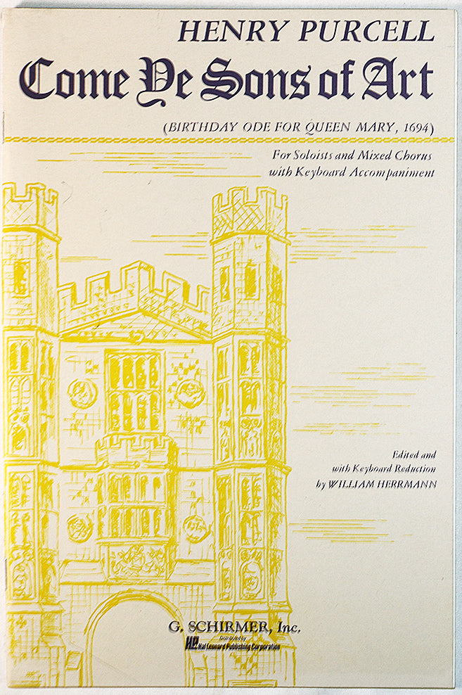 Purcell: Come Ye Sons of Art (Vocal Score)