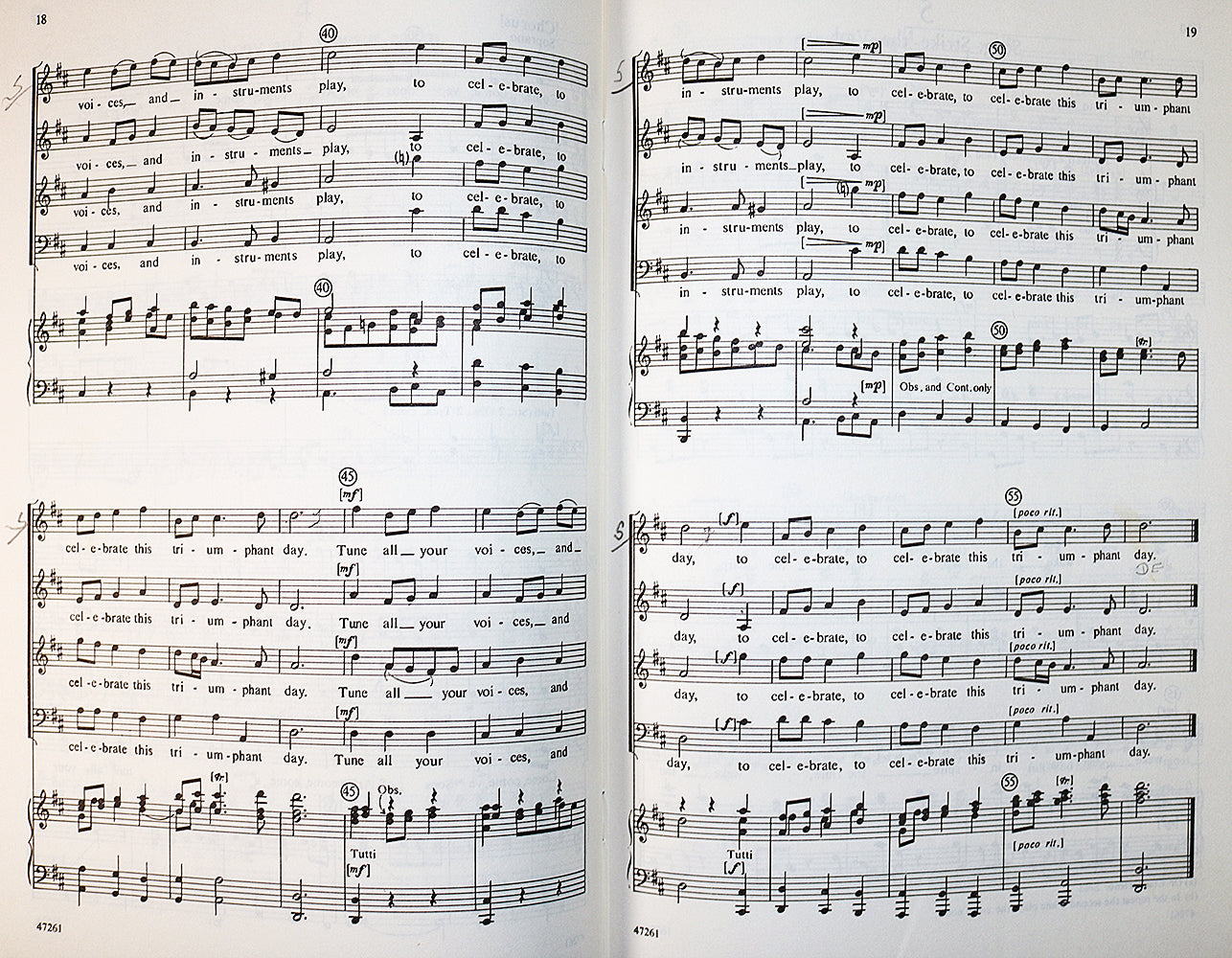 Purcell: Come Ye Sons of Art (Vocal Score)