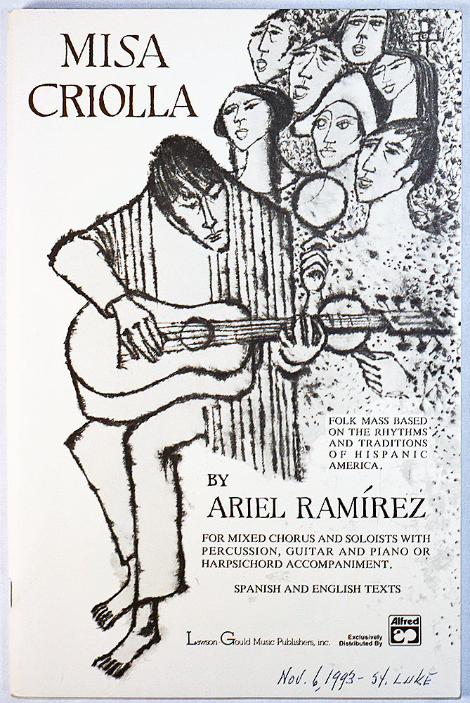 Ramirez: Misa Criolla (Vocal Score)