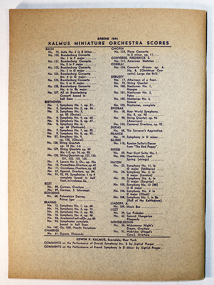 Sibelius: Symphony No. 6, Op. 104 (Miniature Study Score)