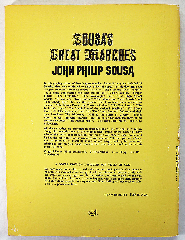 Sousa's Great Marches in Piano Transcription