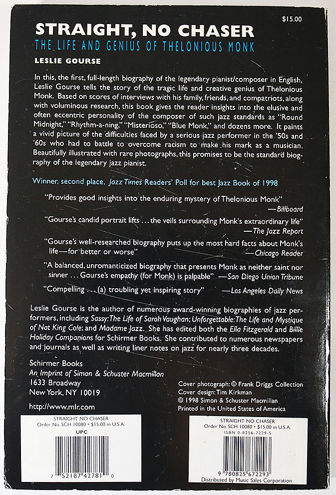 Straight, No Chaser: The Life and Genius of Thelonious Monk