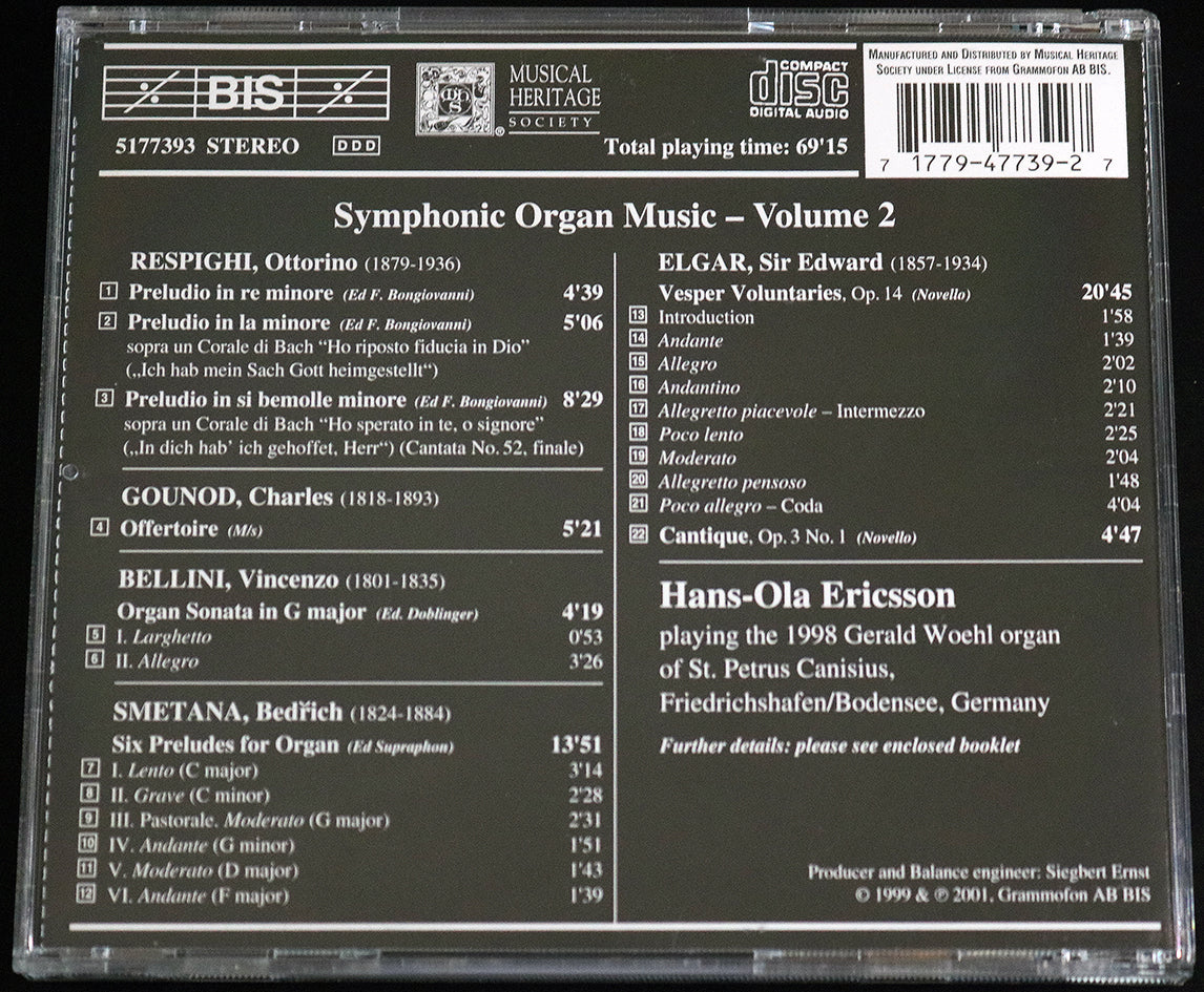 Symphonic Organ Music, Vol. 2 (CD)