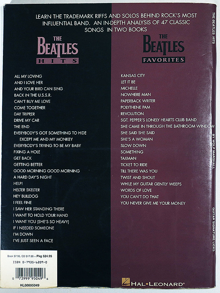 The Beatles Hits for Guitar (CD not included)