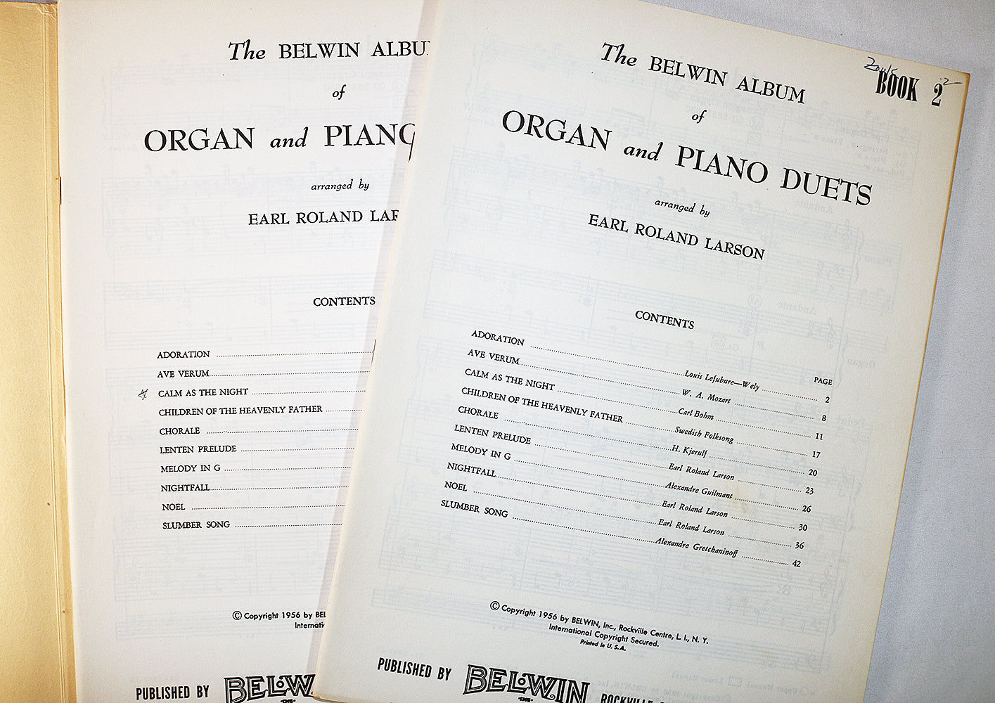 The Belwin Album of Organ and Piano Duets, Book 2