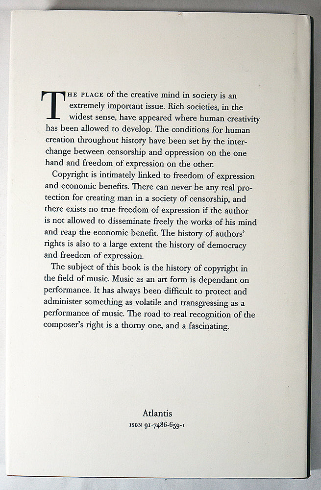 The Composer's Right: A History of the Value of Music
