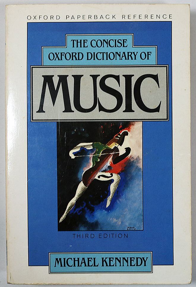 The Concise Oxford Dictionary of Music (Third Edition)