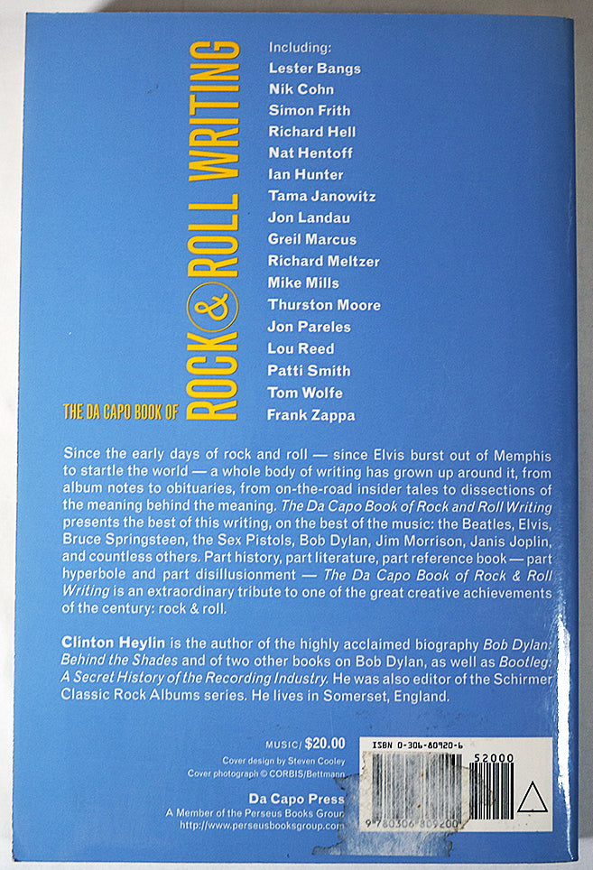 The Da Capo Book of Rock & Roll Writing
