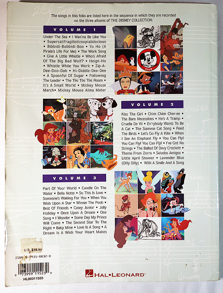 The Disney Collection: Best-loved Songs from Disney Movies, Television Show and Theme Parks