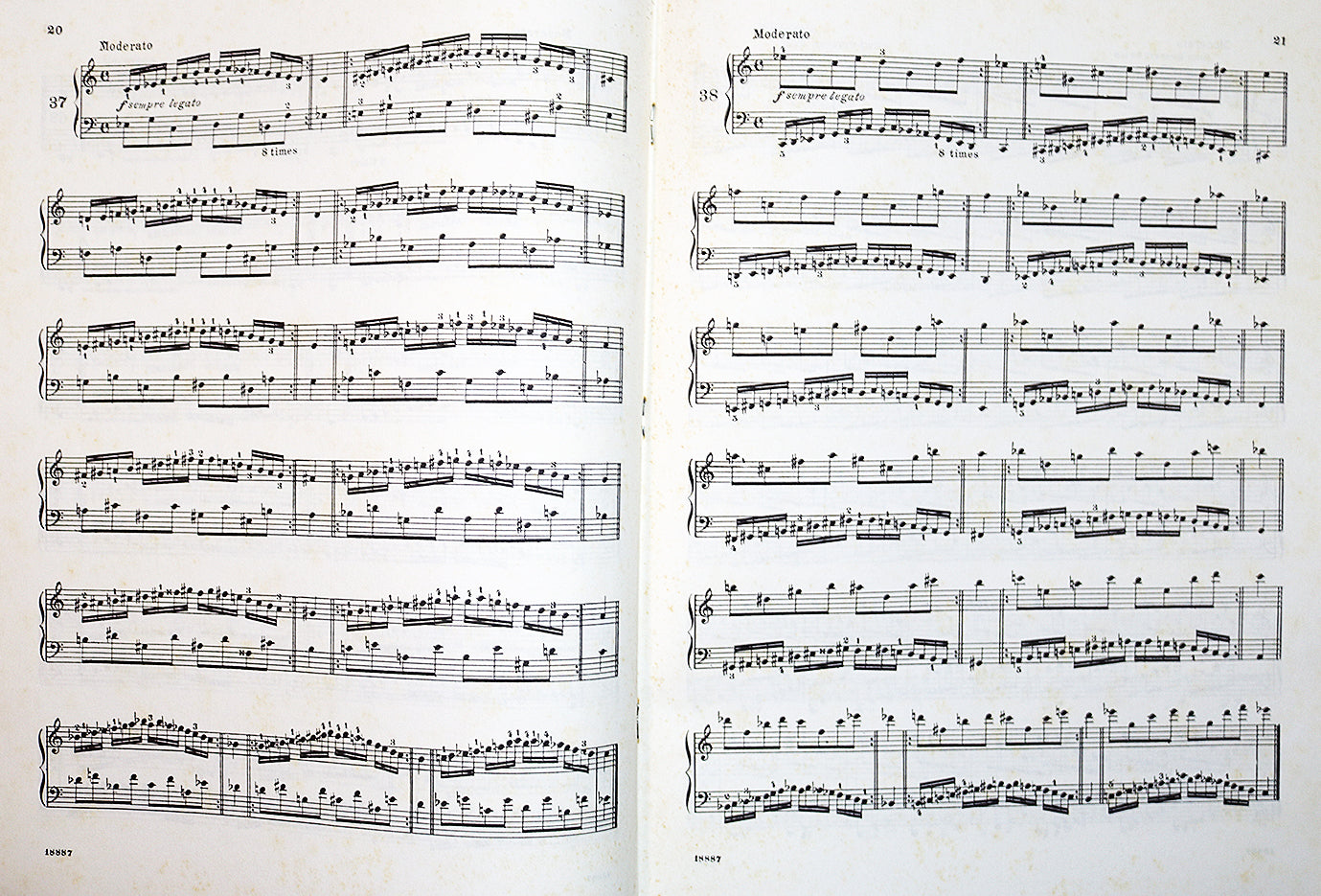 The Little Pischna, Forty-Eight Practice Pieces for the Piano