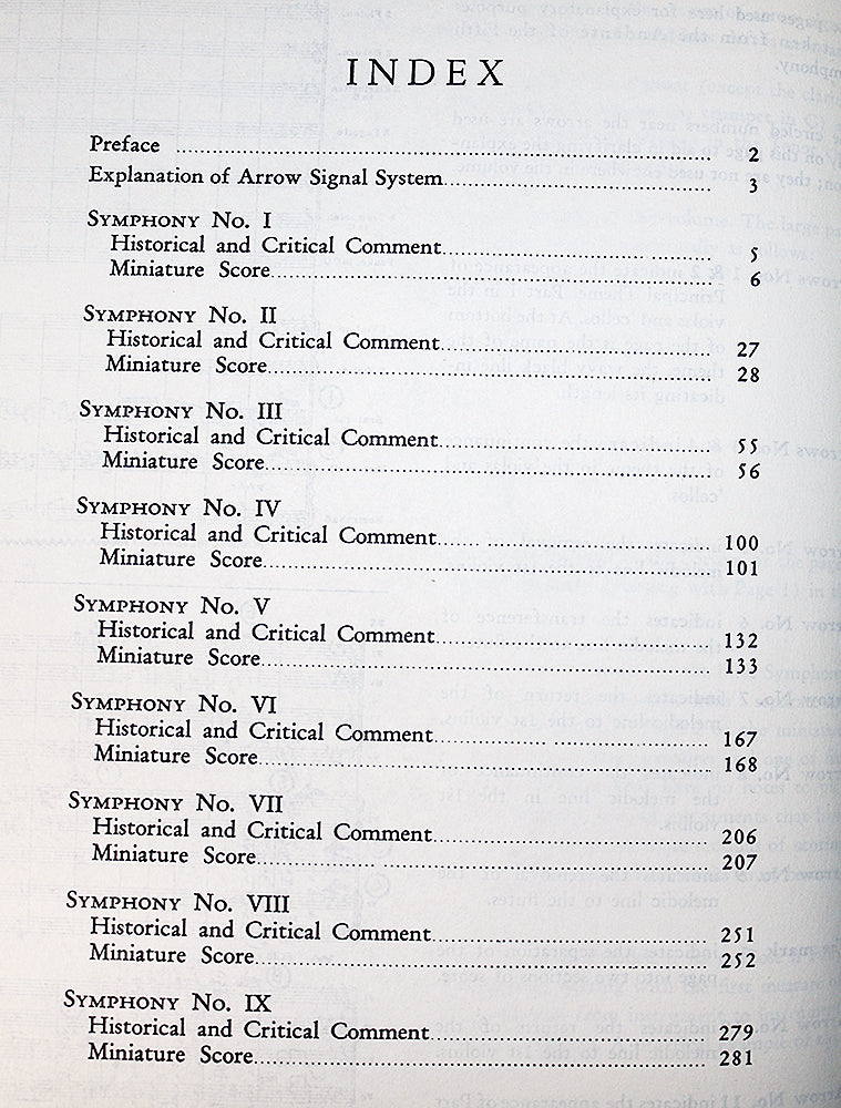 The Nine Symphonies of Beethoven in Score