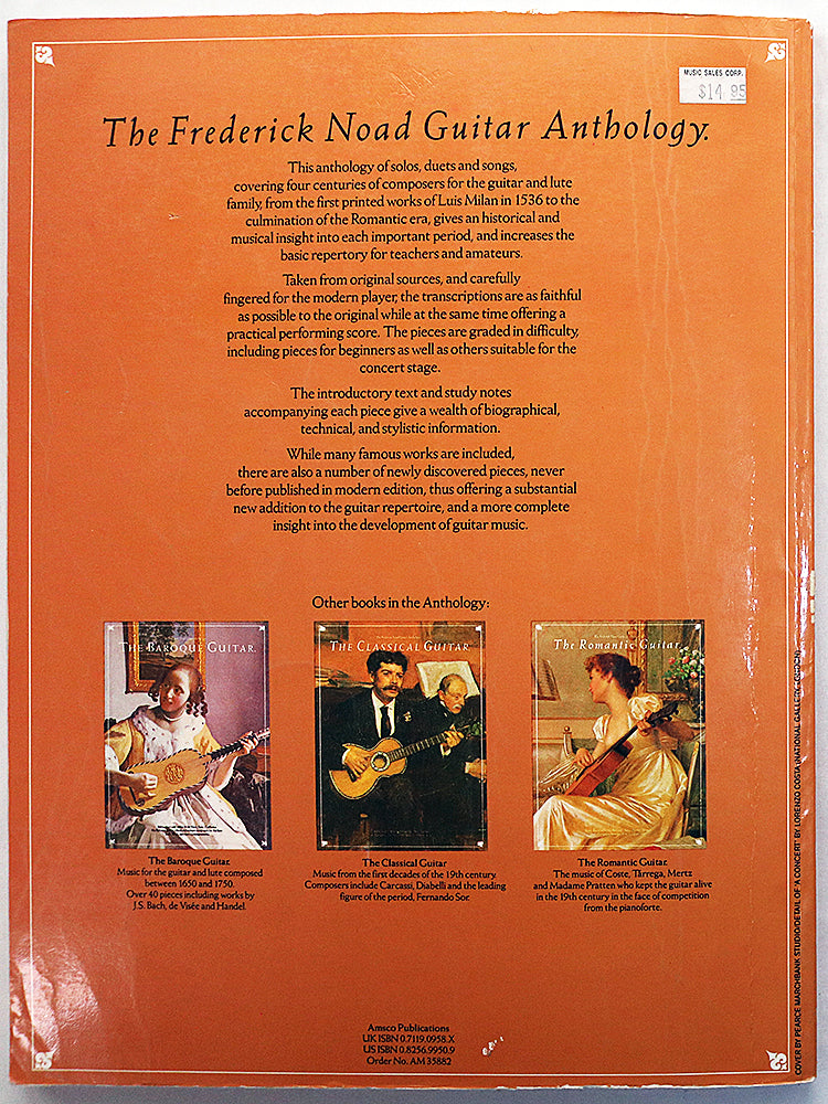The Renaissance Guitar, from Frederick Noad's Guitar Anthology