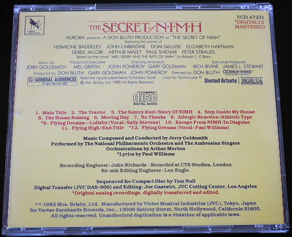 The Secret of Nimh (CD)