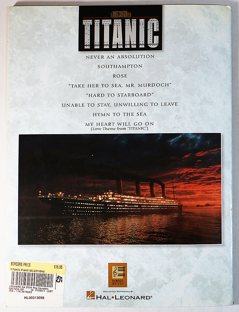 Titanic, The Motion Picture: Piano Selections