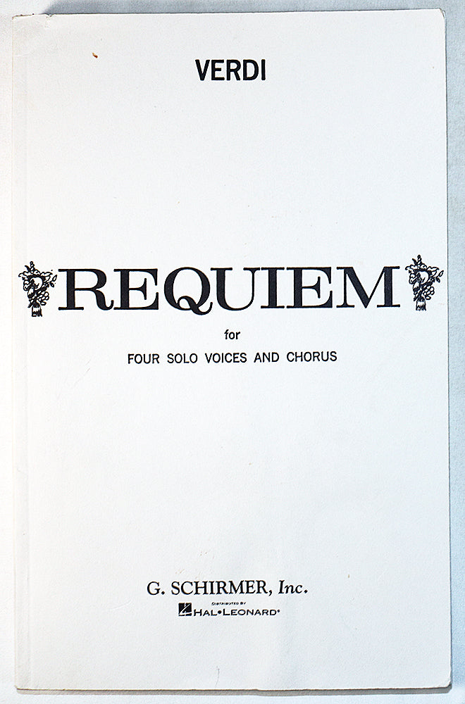 Verdi: Requiem (Vocal Score)
