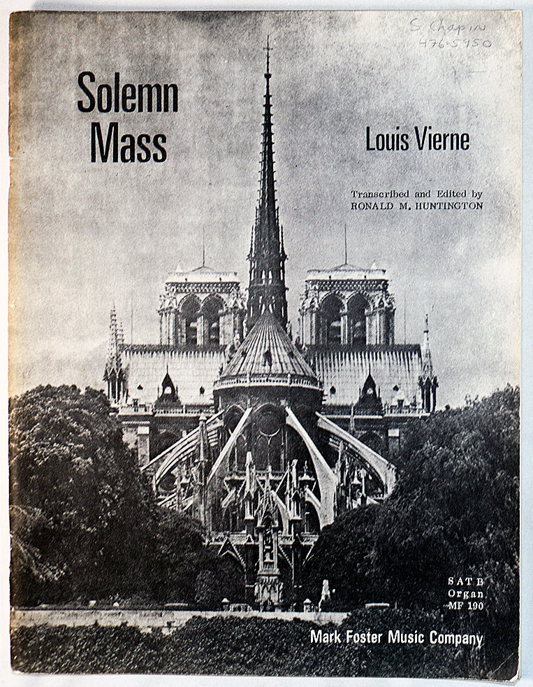 Vierne: Solemn Mass (Vocal Score)
