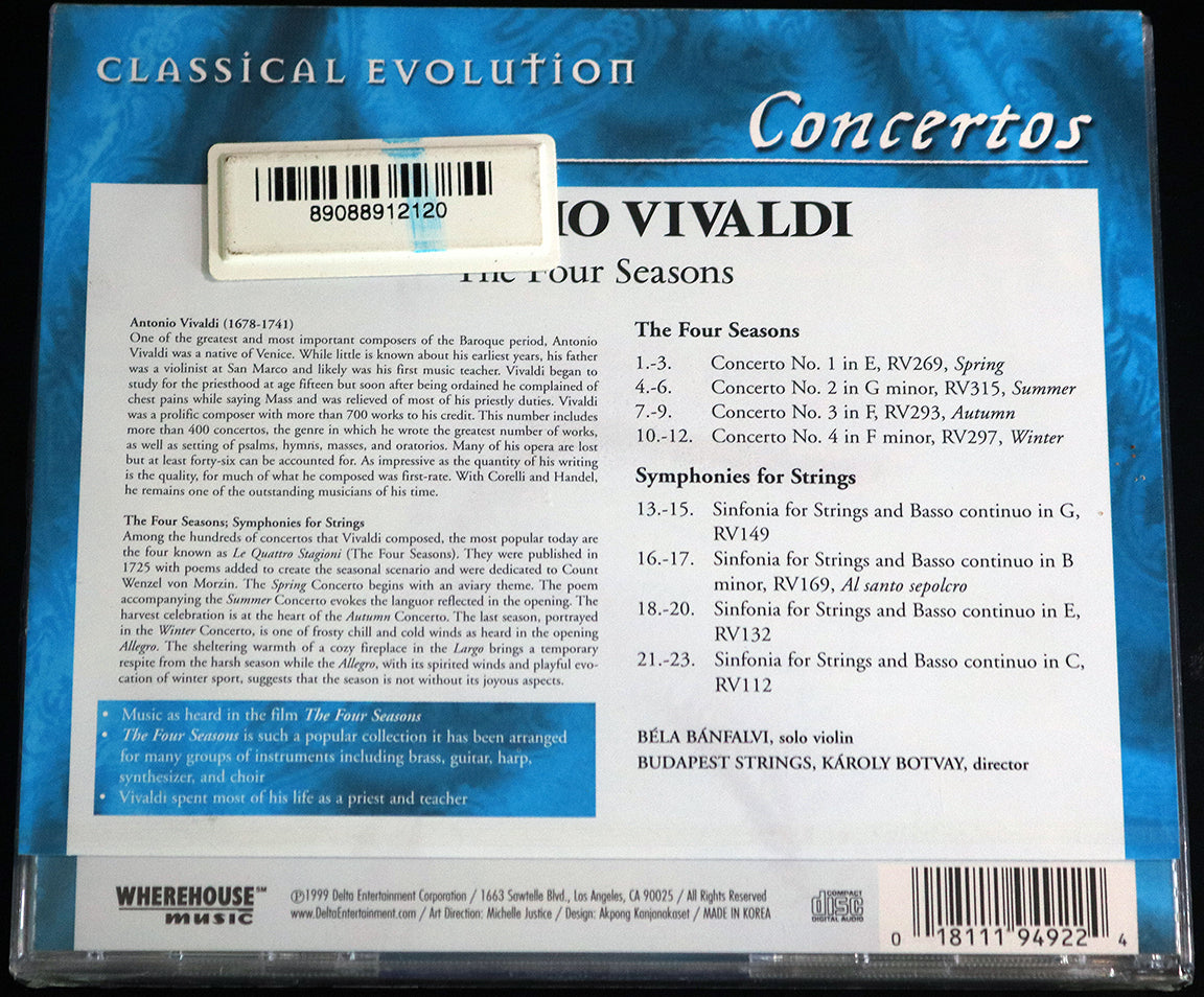 Vivaldi: The Four Seasons (CD)
