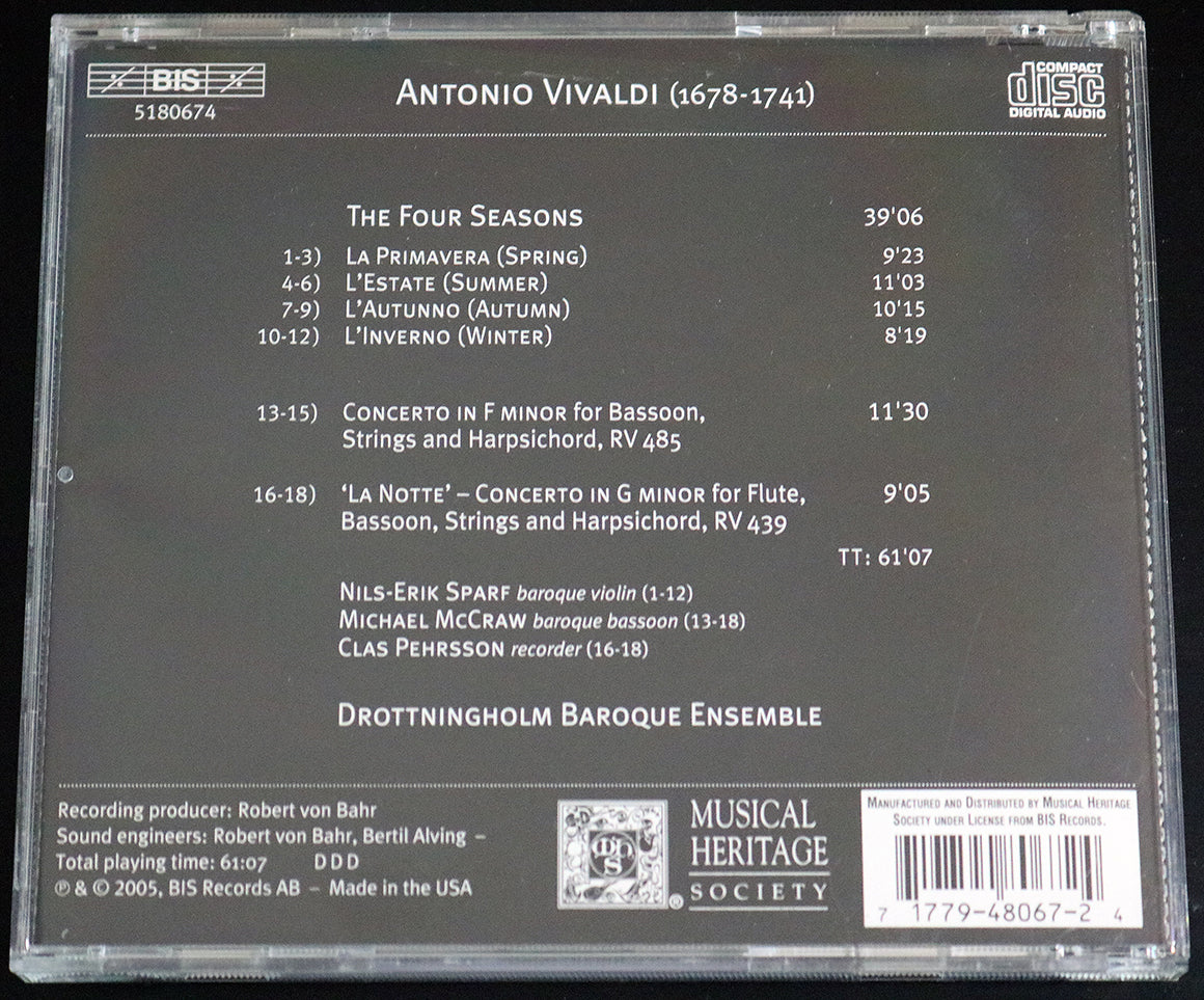 Vivaldi: The Four Seasons (CD)