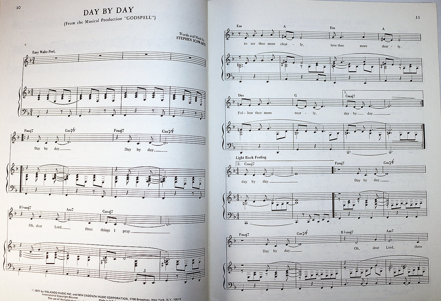 Vocal Selections from Godspell
