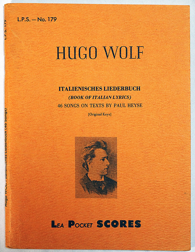 Wolf: Italienisches Liederbuch - Book of Italian Lyrics (Lea Pocket Score)