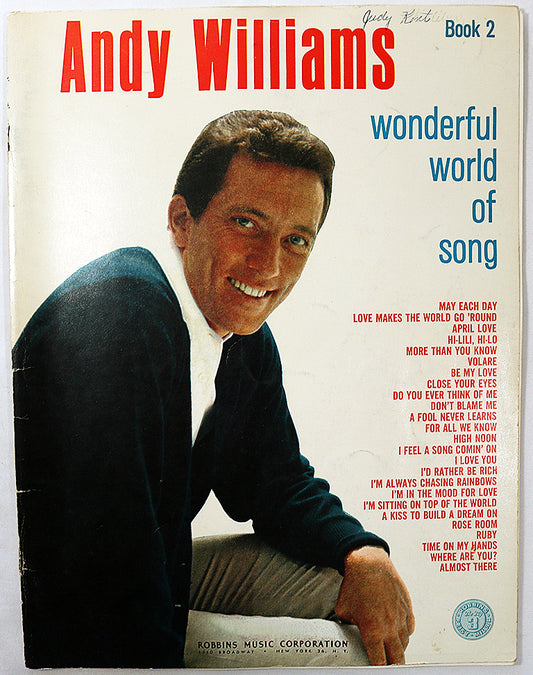 Andy Williams: Wonderful World of Song, Book 2