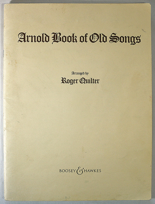 Arnold Book of Old Songs
