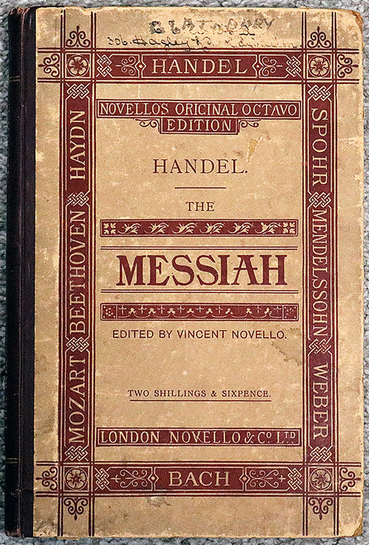 Handel: The Messiah - Novello Original Octavo Edition