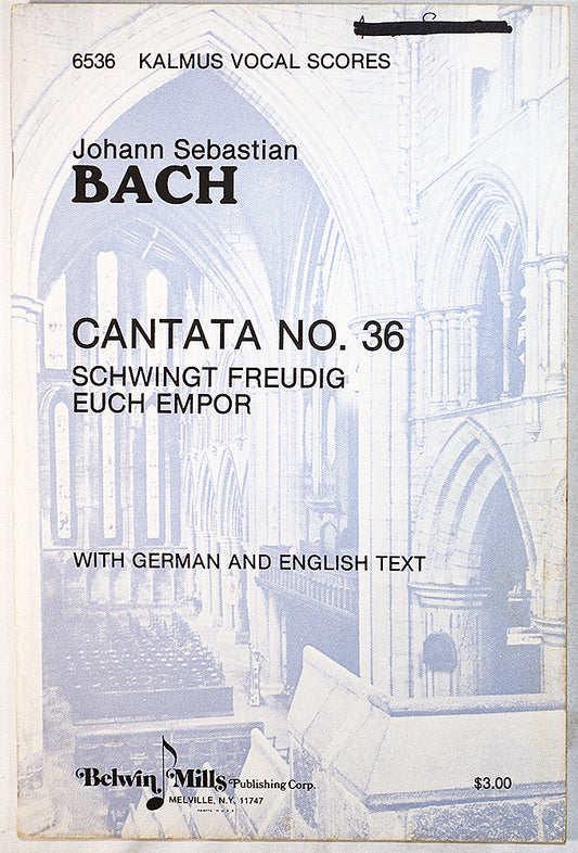 Bach: Cantata No. 36 - Schwingt freudig euch empor (Vocal Score)