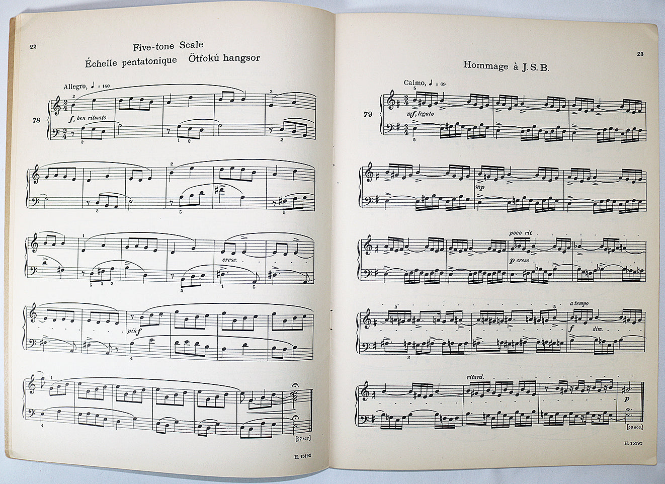 Bartok: Mikrokosmos, Vol. 3