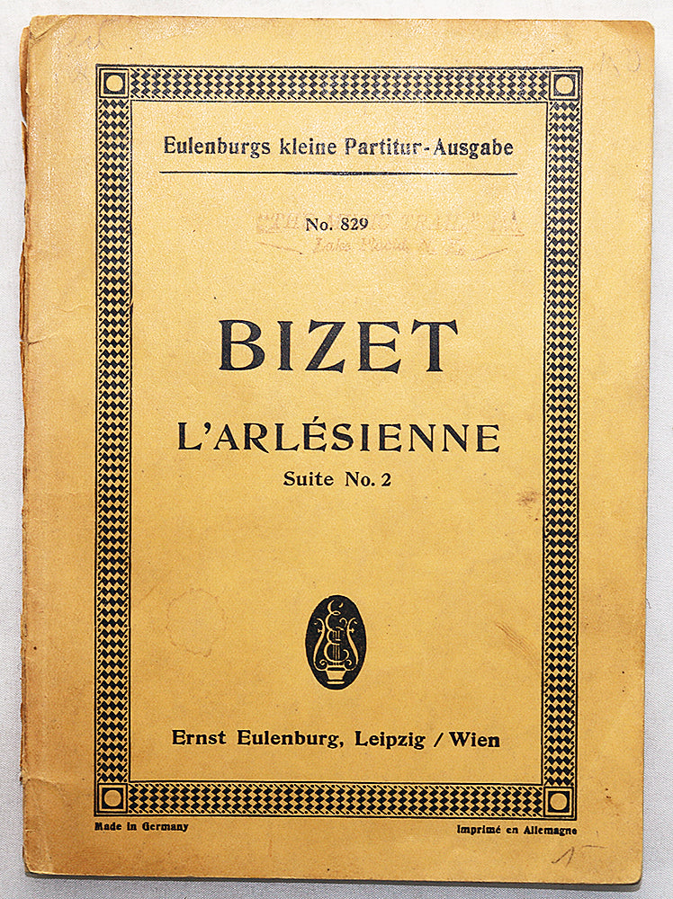 Bizet: L'Arlesienne, Suite No. 2 (Miniature Study Score)