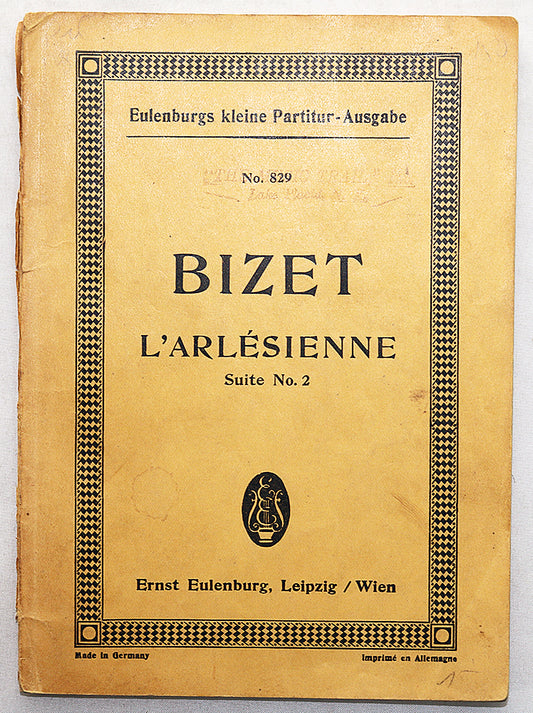 Bizet: L'Arlesienne, Suite No. 2 (Miniature Study Score)